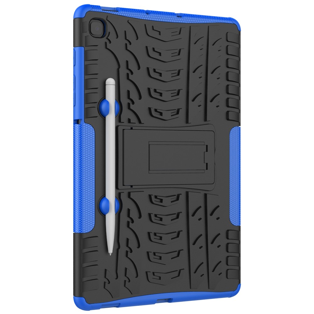  Samsung Galaxy Tab S6 Lite Skal Rugged Kickstand Armor Blå