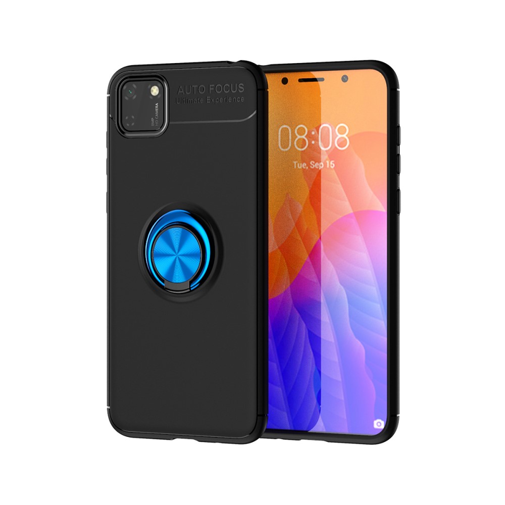  Huawei Y5p - Ring Skal - Svart/Blå