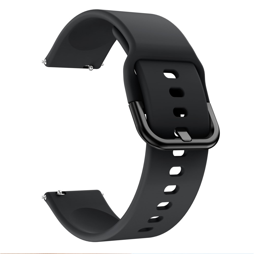  Silikon Armband Fitbit Versa/Versa 2 - Svart