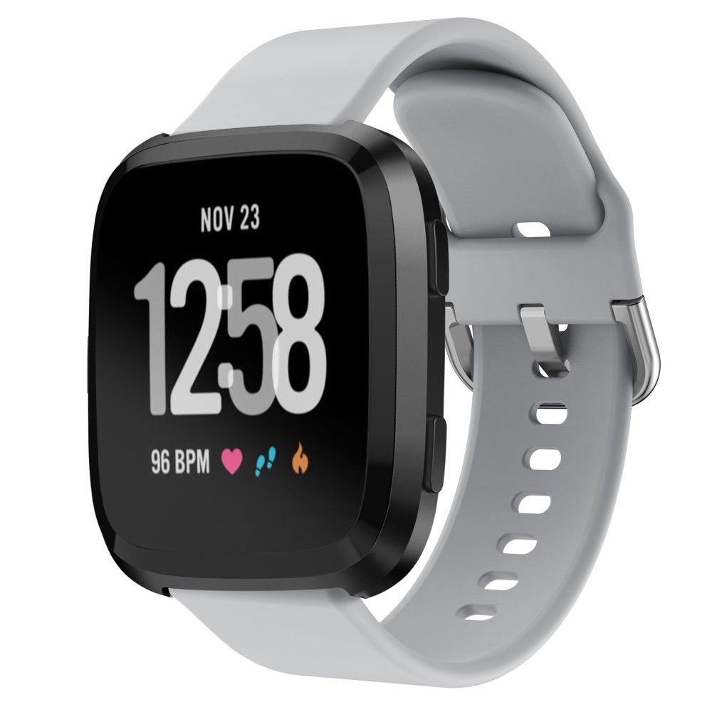  Silikon Armband Fitbit Versa/Versa 2 - Grå