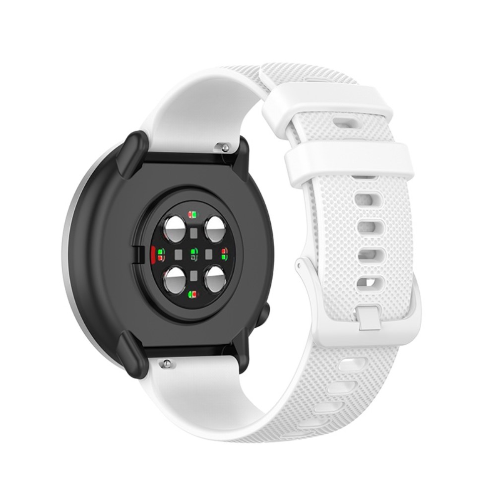  Silikon Armband För Smartwatch - Vit (20 mm)