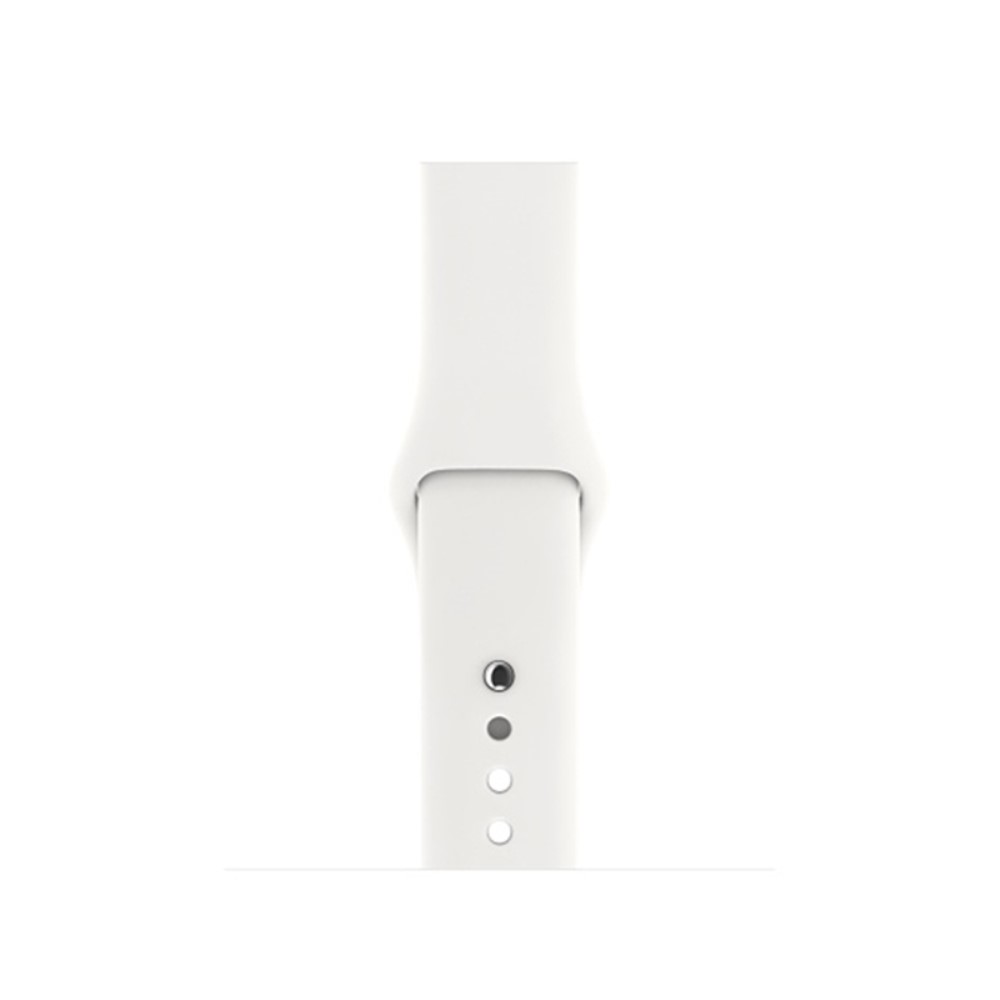  Silikon Armband Apple Watch 42/44/45/46/49 mm Vit (M/L)