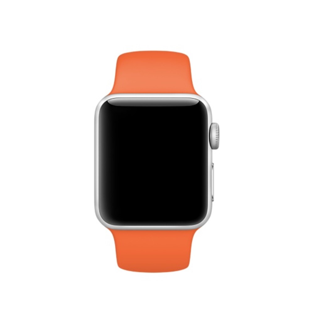  Silikon Armband Apple Watch 42/44/45/46/49 mm Orange (M/L)