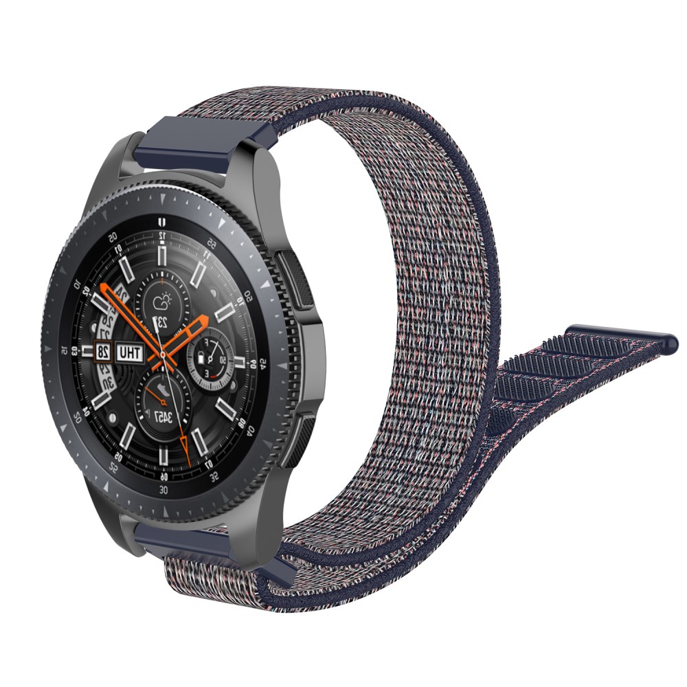  Nylon Armband Med Kardborreband Fäste - Blå (22mm)