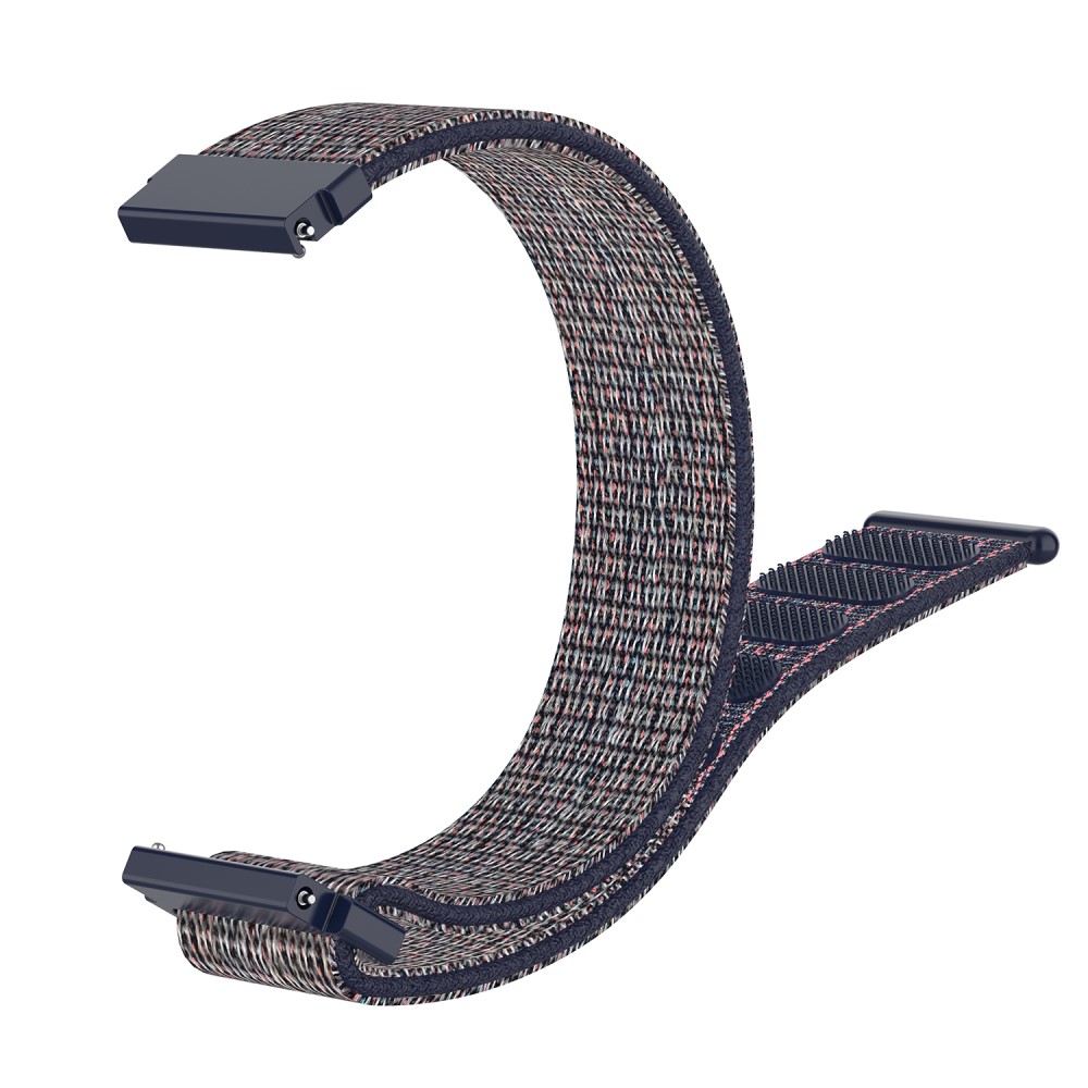  Nylon Armband Med Kardborreband Fäste - Blå (22mm)