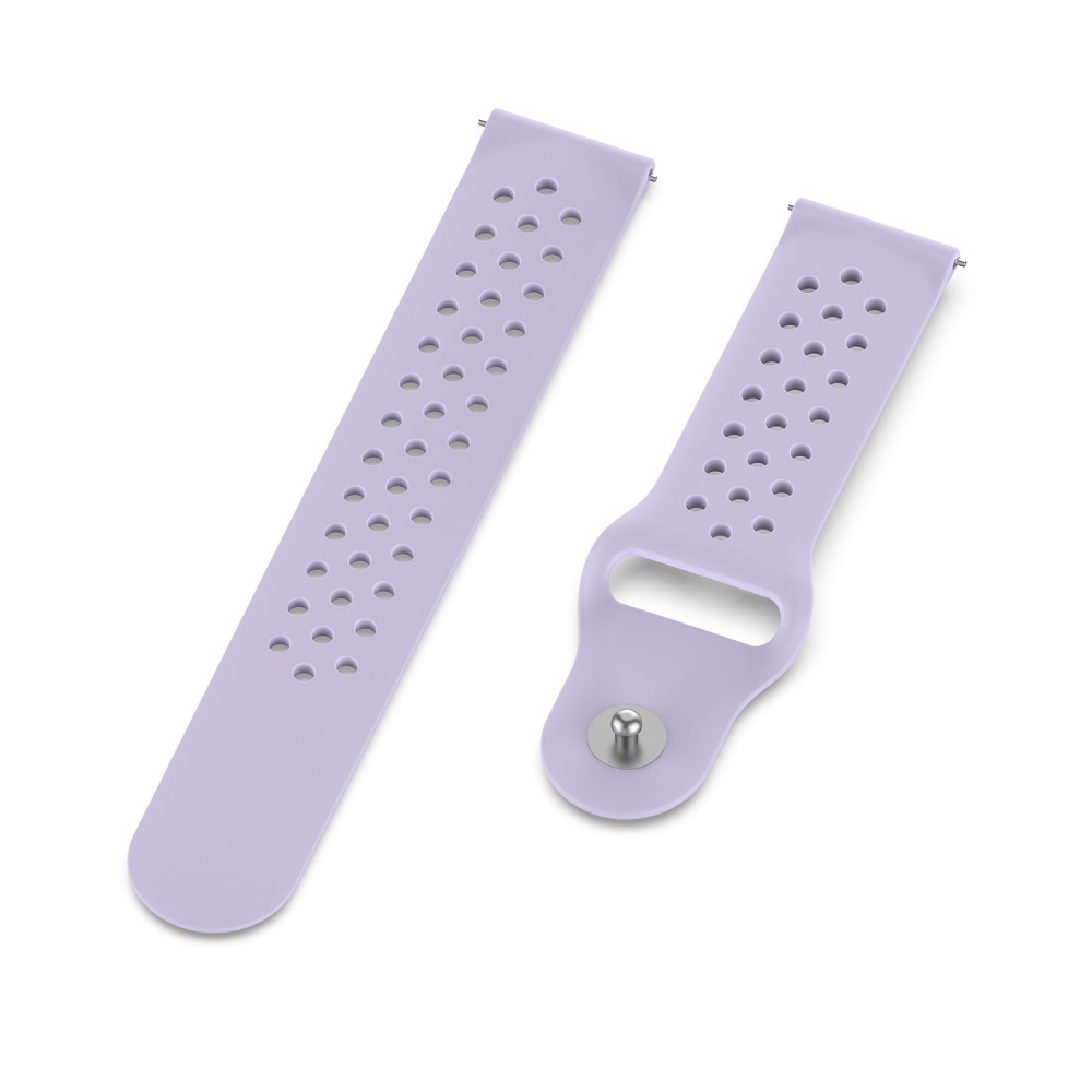  Ihåligt Silikon Träningsarmband - Lila (22mm)