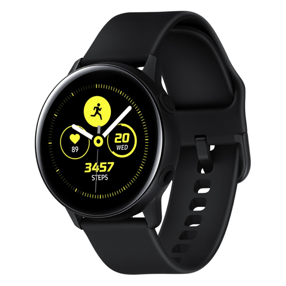  Klassiskt Silikon Armband Smartwatch - Svart (20mm)