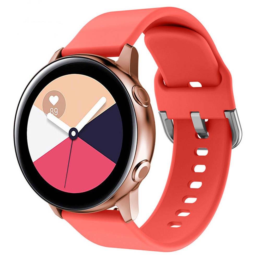  Klassiskt Silikon Armband Smartwatch - Orange (20mm)