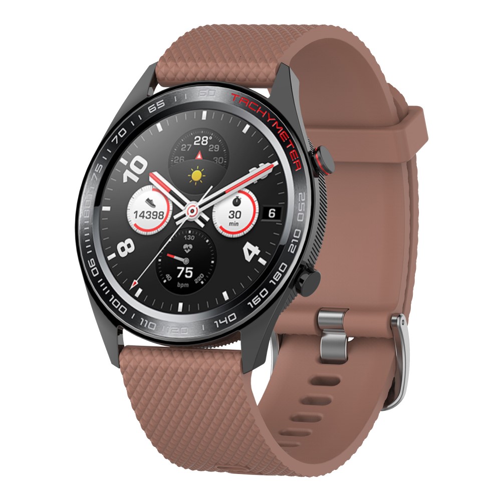  Diamond Silikon Armband För Smartwatch - Brun (22mm)