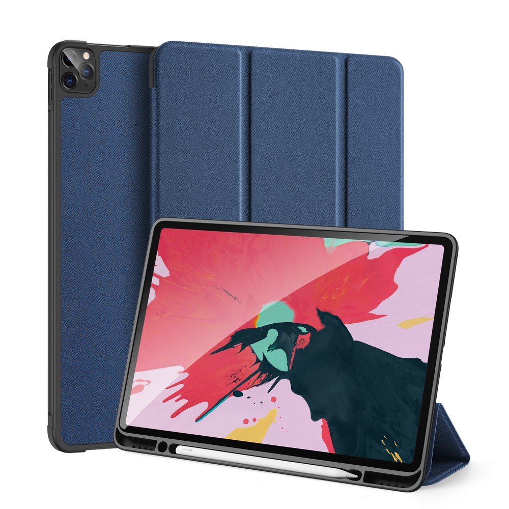 DUX DUCIS iPad Pro 12.9 2018/2020/2021 DUX DUCIS DOMO Series Tri-Fold Fodral - Mörk Blå