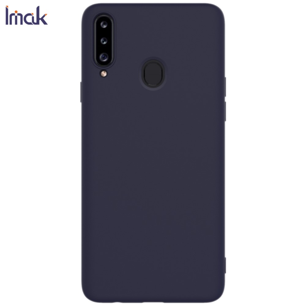 IMAK Samsung Galaxy A20s - IMAK Matt TPU Skal - Blå
