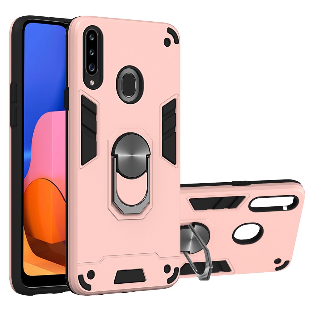  Samsung Galaxy A20s - Ring Skal - Roséguld