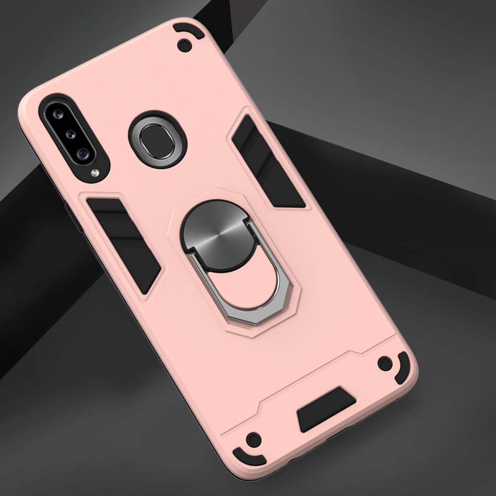  Samsung Galaxy A20s - Ring Skal - Roséguld