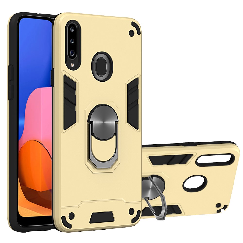  Samsung Galaxy A20s - Ring Skal - Guld