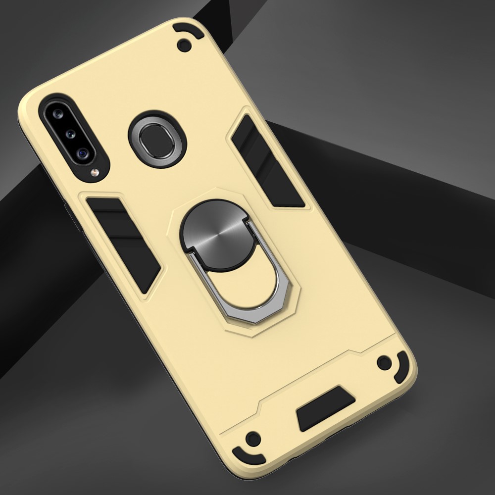  Samsung Galaxy A20s - Ring Skal - Guld