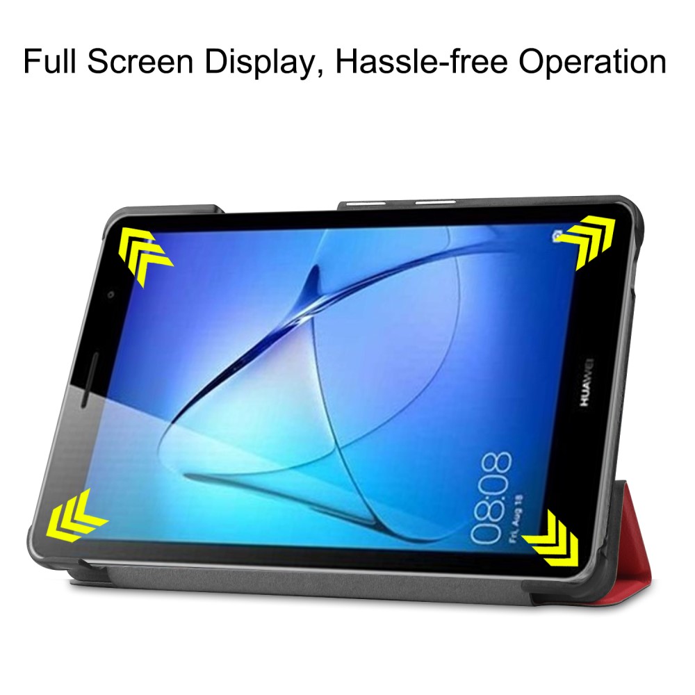  Huawei MatePad T8 - Tri-Fold Fodral - Röd