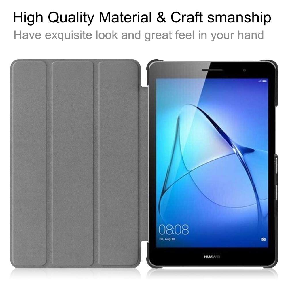  Huawei MatePad T8 - Tri-Fold Fodral - Ljus Blå