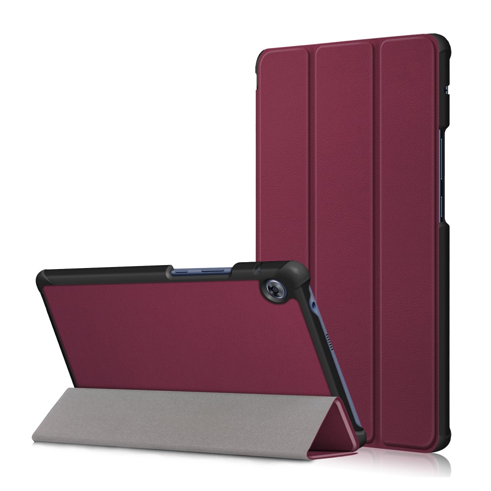  Huawei MatePad T8 - Tri-Fold Fodral - Vinröd