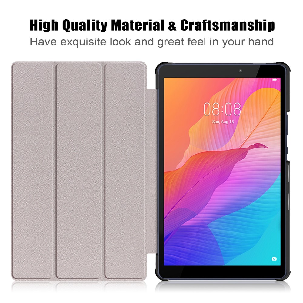  Huawei MatePad T8 - Tri-Fold Fodral - Lila