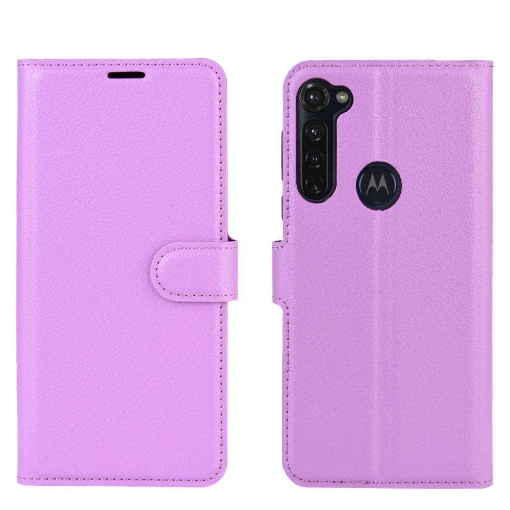  Motorola Moto G Pro - Litchi Plånboksfodral - Lila