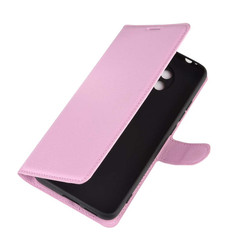  Xiaomi Poco F2 Pro - Litchi Plånboksfodral - Ljus Rosa