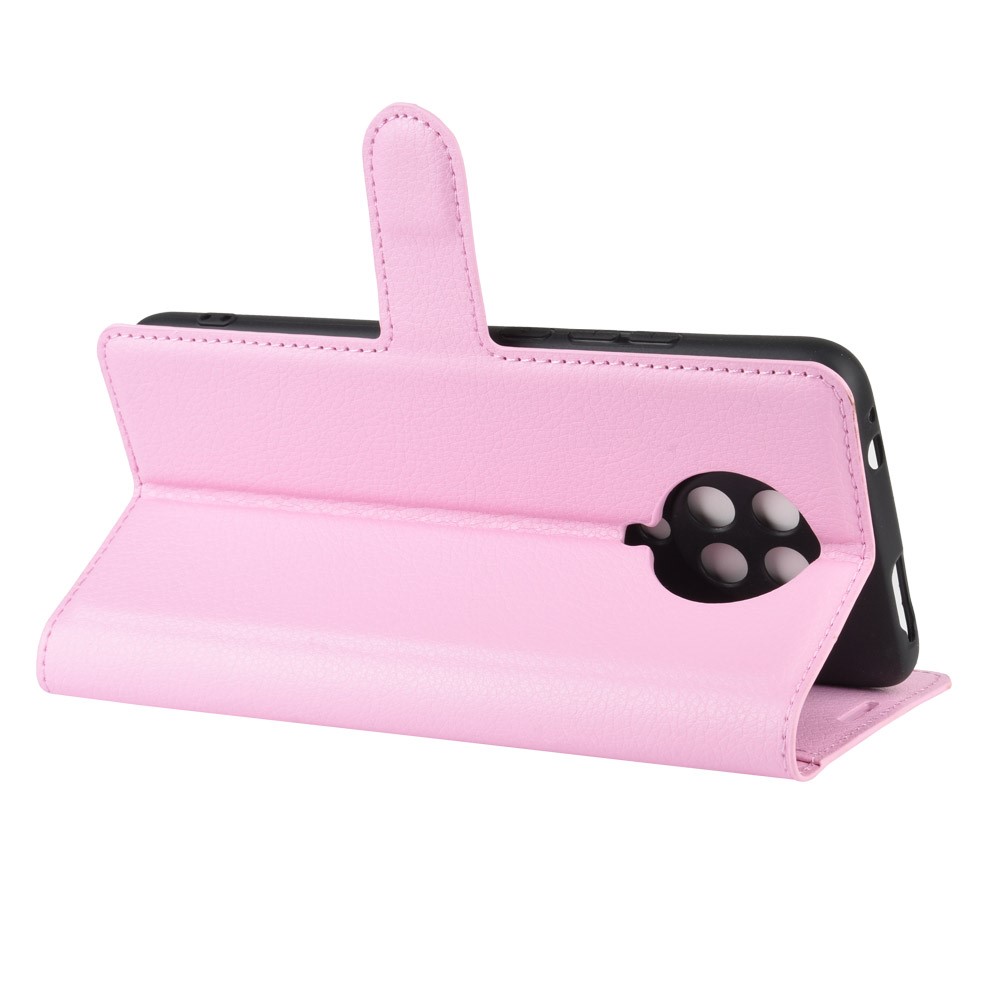  Xiaomi Poco F2 Pro - Litchi Plånboksfodral - Ljus Rosa