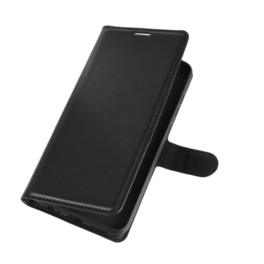  Xiaomi Redmi Note 9 - Litchi Plånboksfodral - Svart
