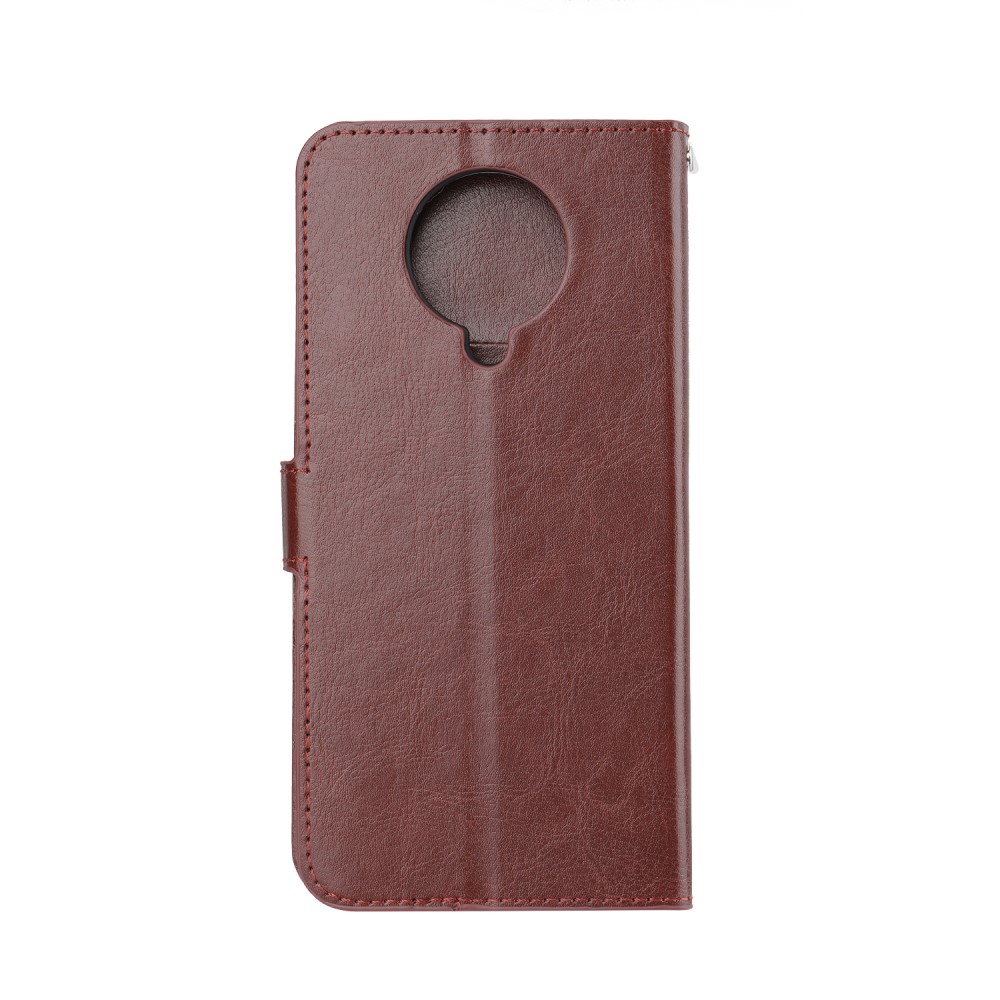  Xiaomi Poco F2 Pro - Crazy Horse Plånboksfodral - Brun