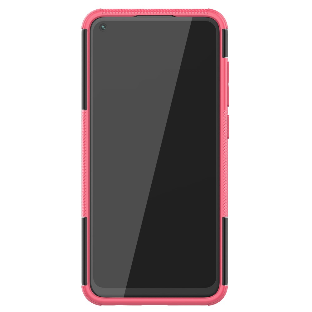  Xiaomi Redmi Note 9 - Ultimata Stöttåliga Skalet med Stöd - Rosa