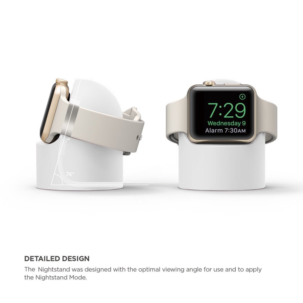  Apple Watch Silikon Stativ Vit