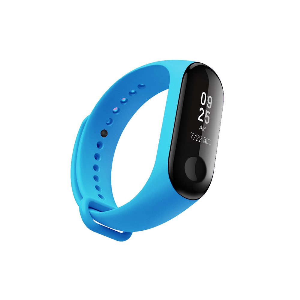  Silikon Armband Xiaomi Band 4/Band 3 - Blå
