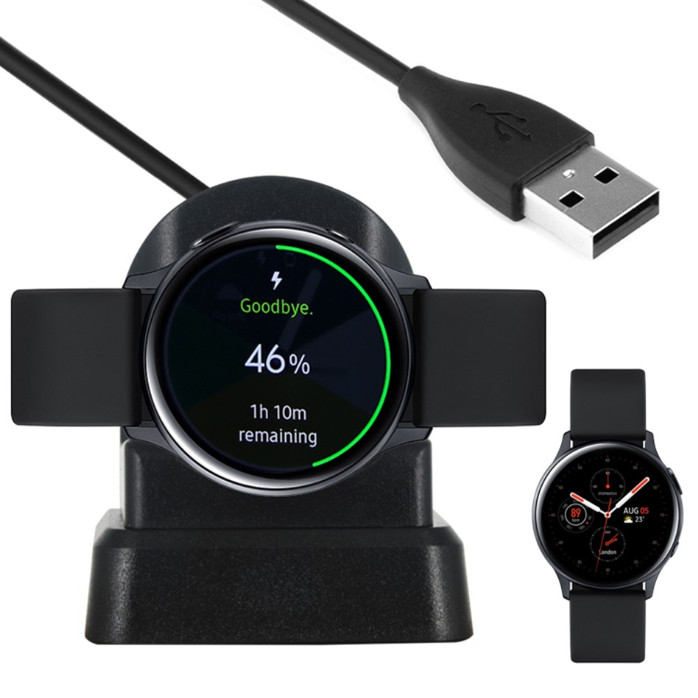  Dockstation Trådlös USB Laddare för Galaxy Watch Active2 / Watch 3