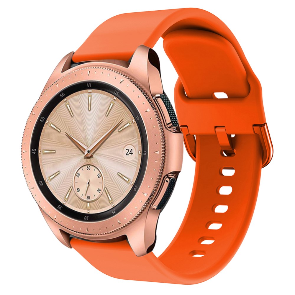  Silikon Armband För Smartwatch (20mm) - Orange