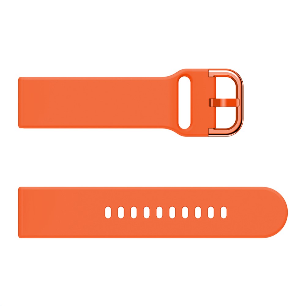  Silikon Armband För Smartwatch (20mm) - Orange
