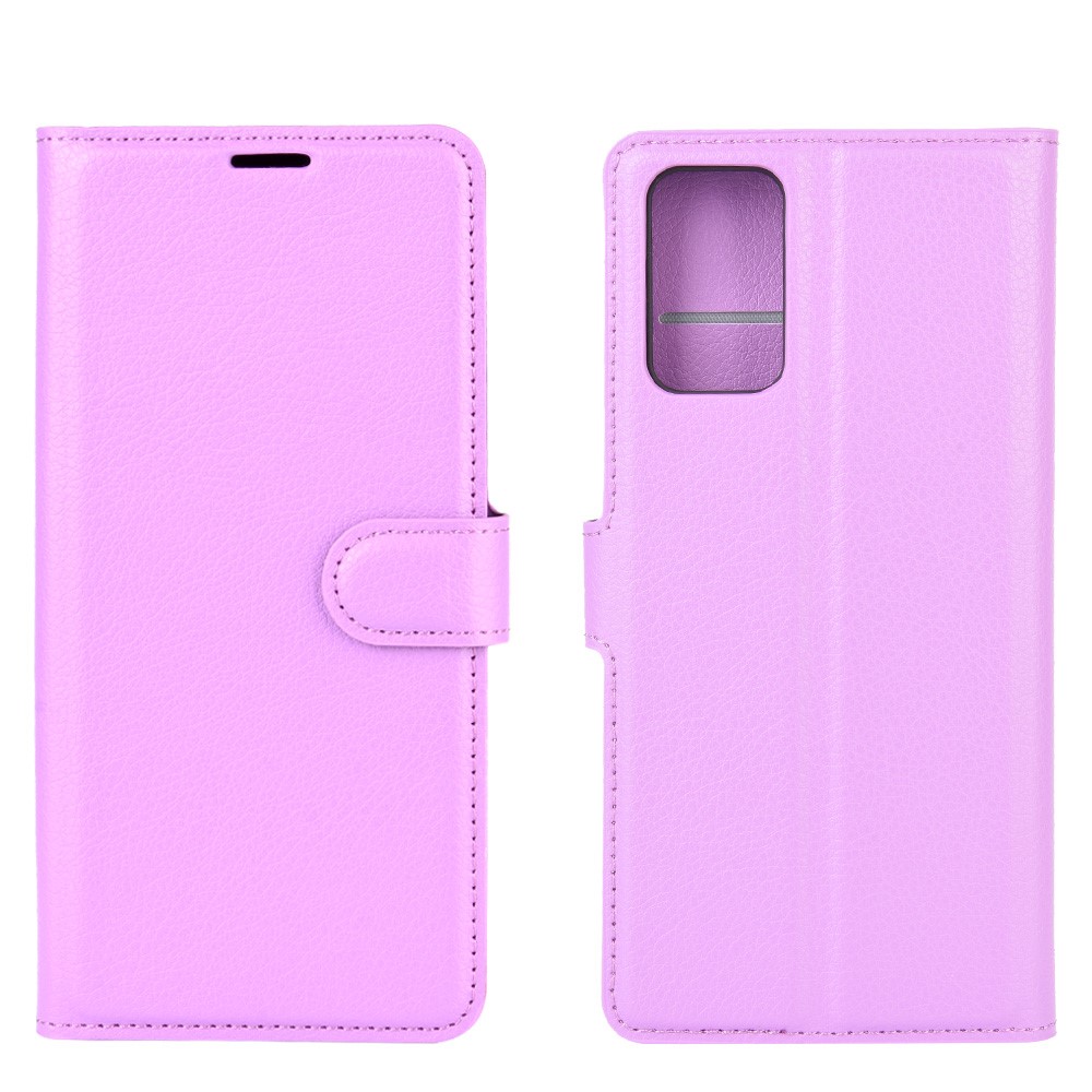  Samsung Galaxy Note 20 - Litchi Plånboksfodral - Lila