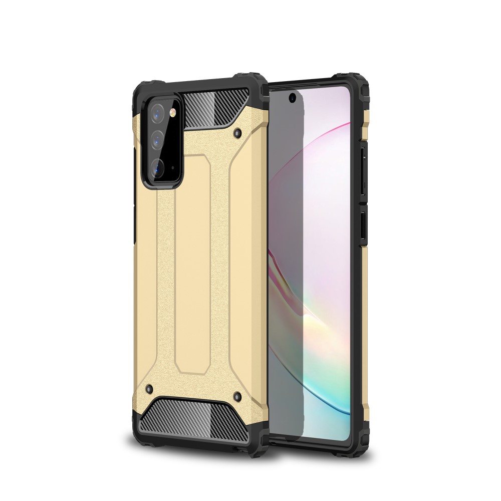  Samsung Galaxy Note 20 - Armor Hybrid Skal - Guld