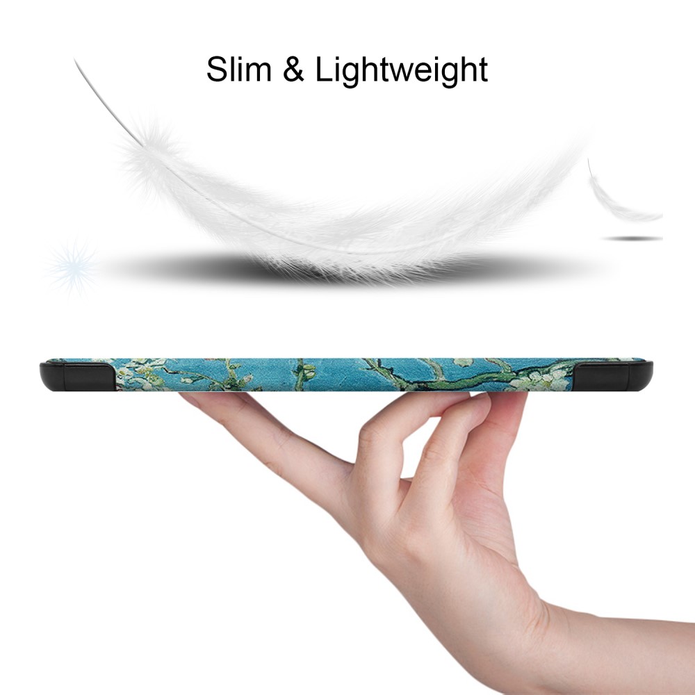  Samsung Galaxy Tab S7 / Tab S8 - Tri-Fold Fodral - Peach Blossom