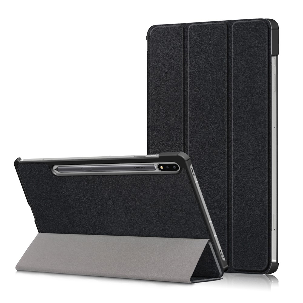  Samsung Galaxy Tab S7 / Tab S8 - Tri-Fold Fodral - Svart