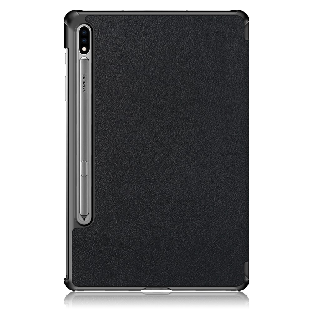  Samsung Galaxy Tab S7 / Tab S8 - Tri-Fold Fodral - Svart