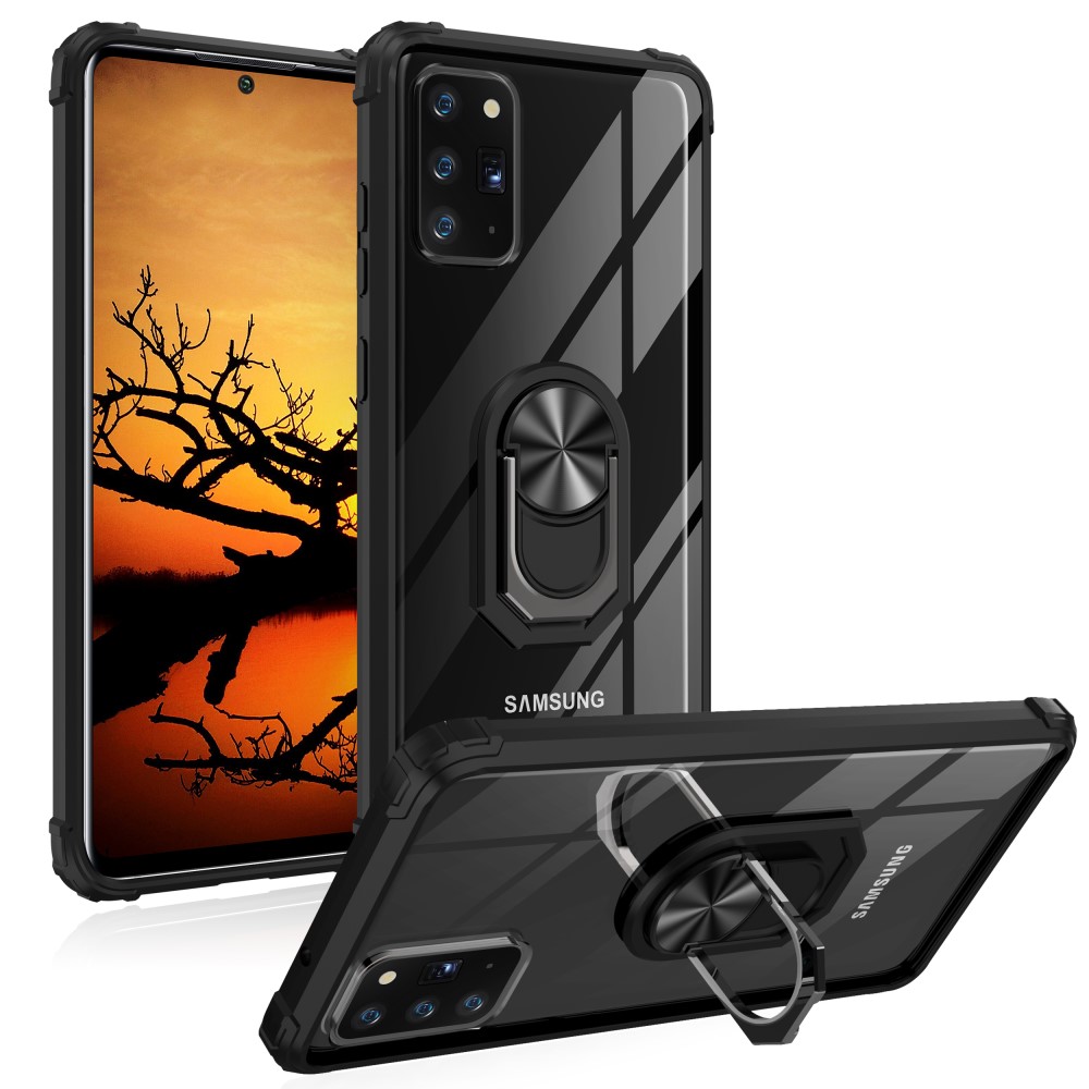  Samsung Galaxy Note 20 - Hybrid Ring Skal - Svart
