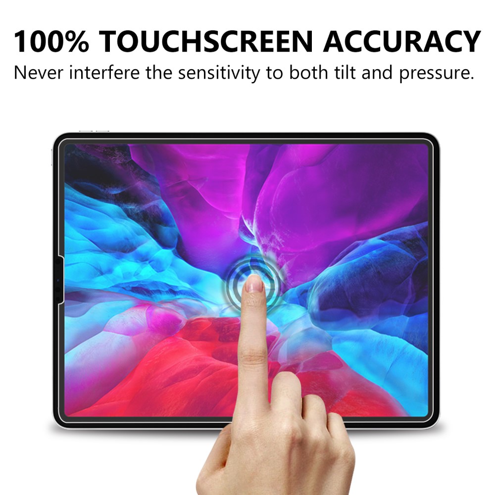  iPad Pro 12.9 2018/2020/2021/2022 Premium Skärmskydd I Härdat Glas