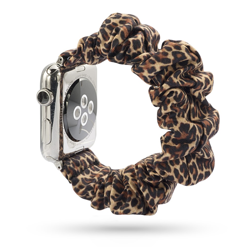  Scrunchie Leopard Armband Apple Watch 42/41/40/38 mm