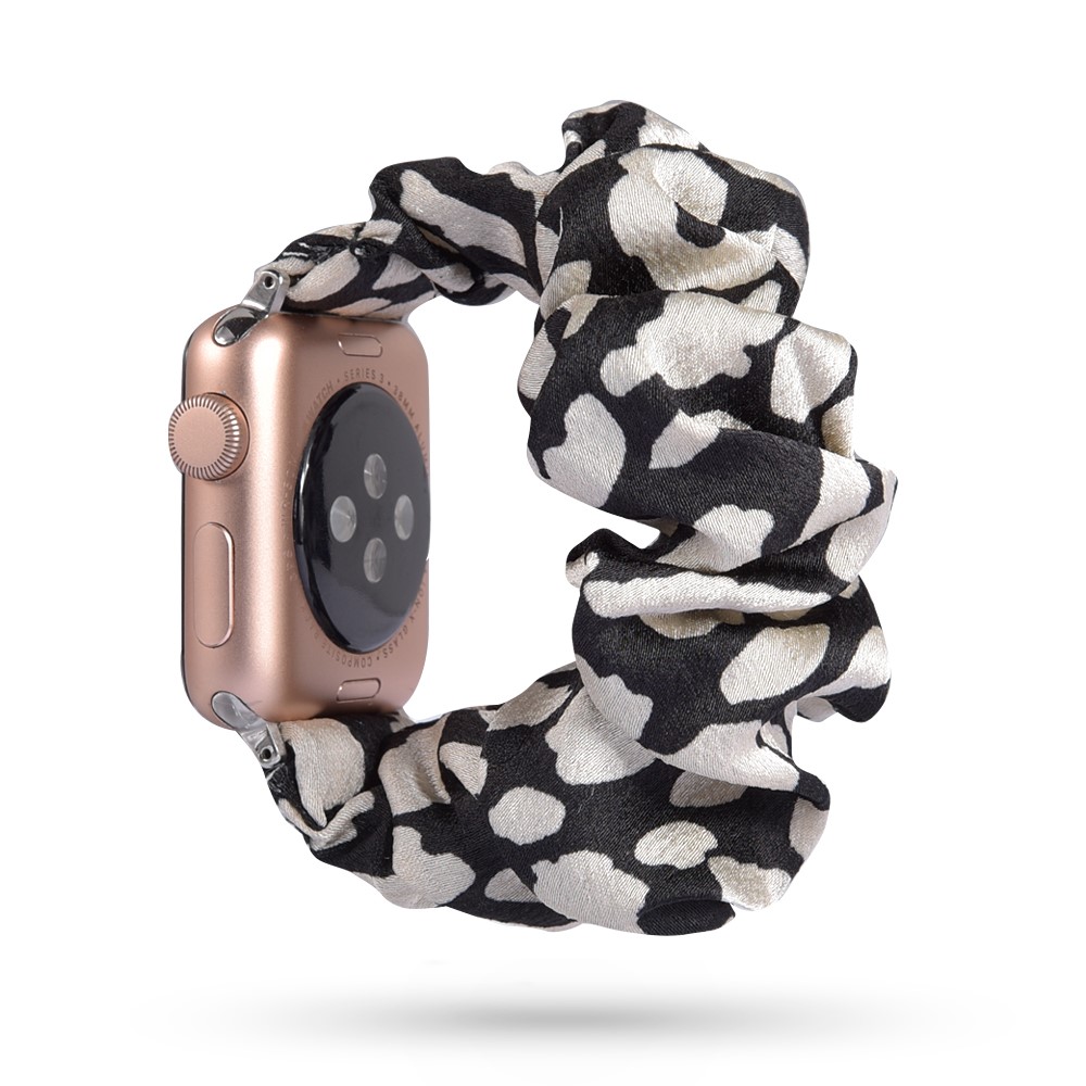 Scrunchie Black N White Armband Apple Watch 42/41/40/38 mm