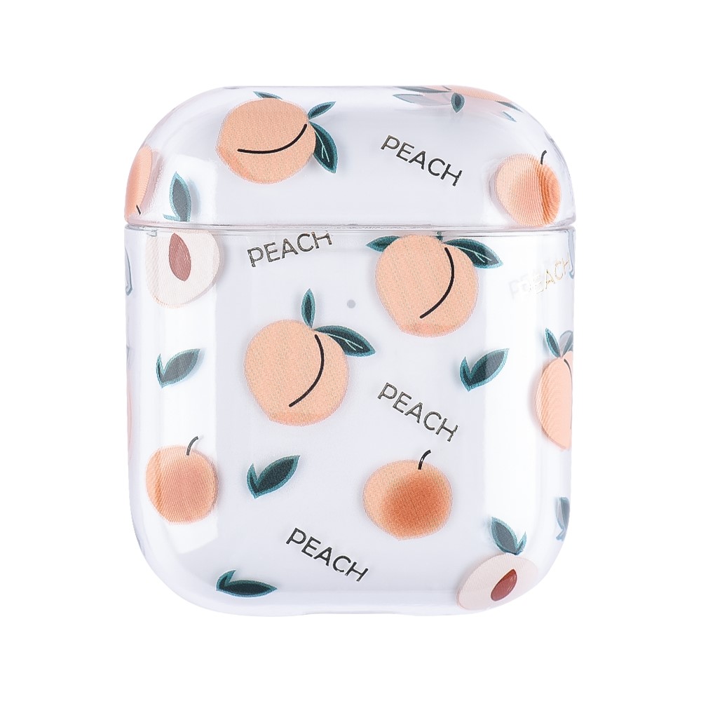 AirPods Skyddsfodral Med Motiv - Peach