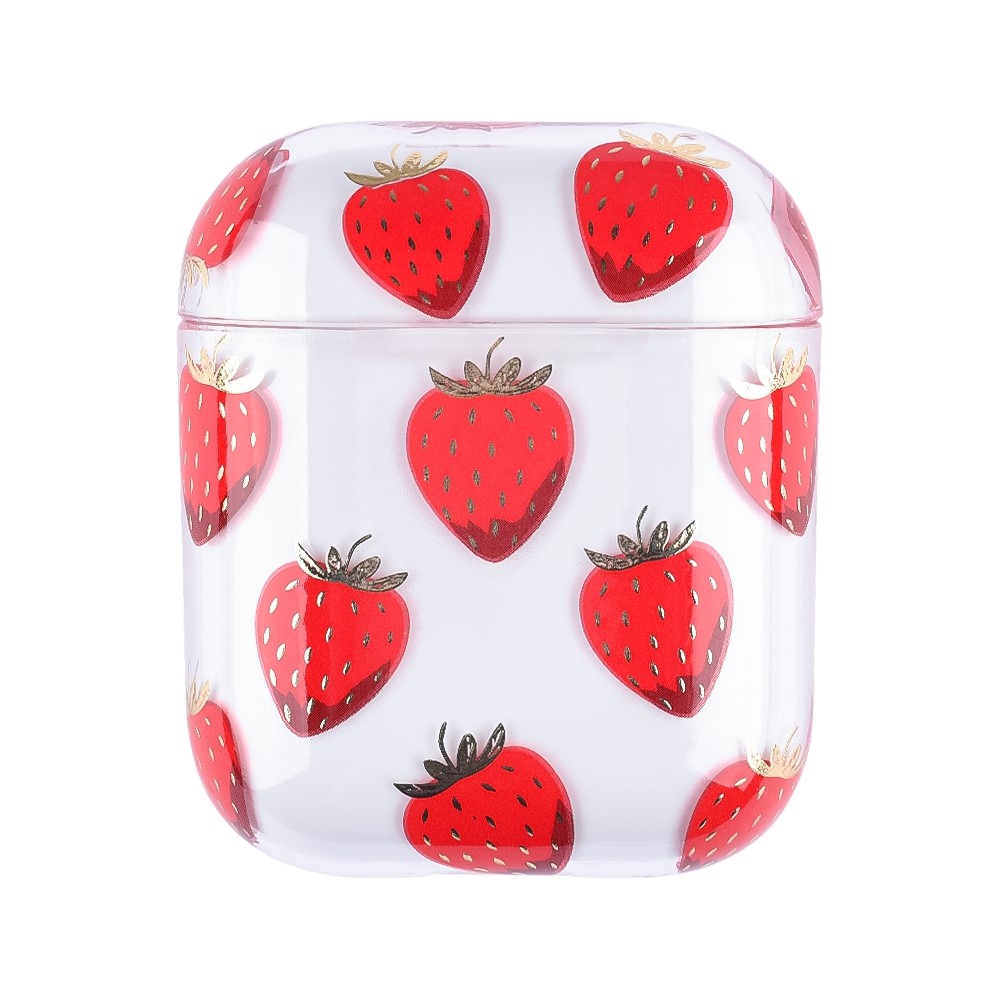  AirPods Skyddsfodral Med Motiv - Strawberry