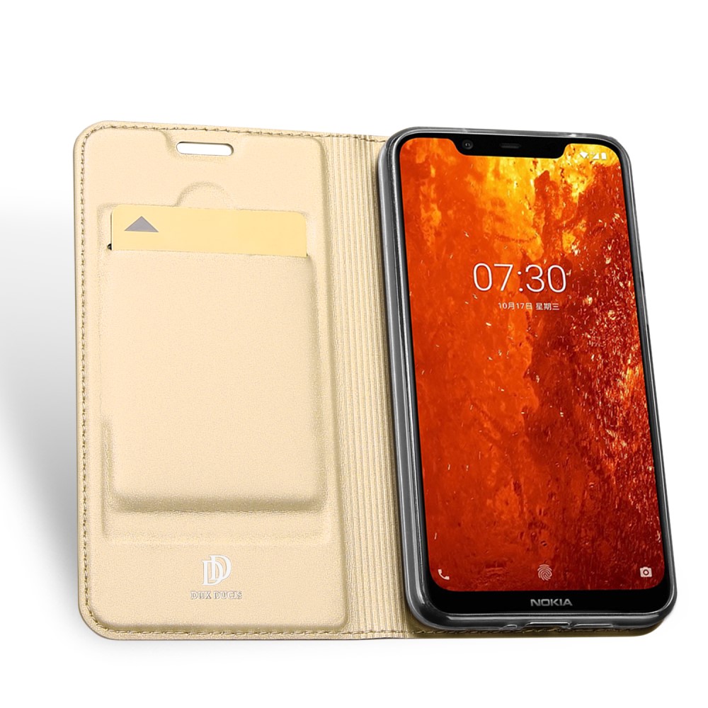 DUX DUCIS Nokia 8.1 - DUX DUCIS Plånboksfodral - Guld