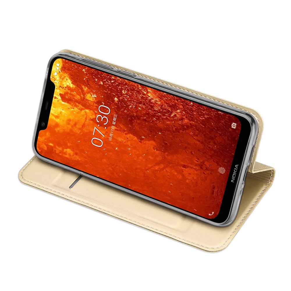 DUX DUCIS Nokia 8.1 - DUX DUCIS Plånboksfodral - Guld