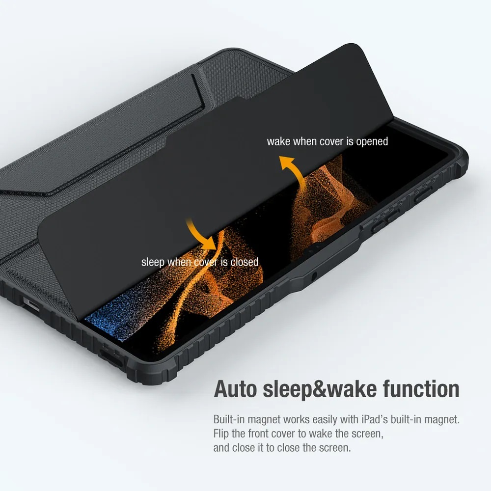 NILLKIN NILLKIN Galaxy Tab S7 Plus / S8 Plus Fodral Bumper PRO Svart