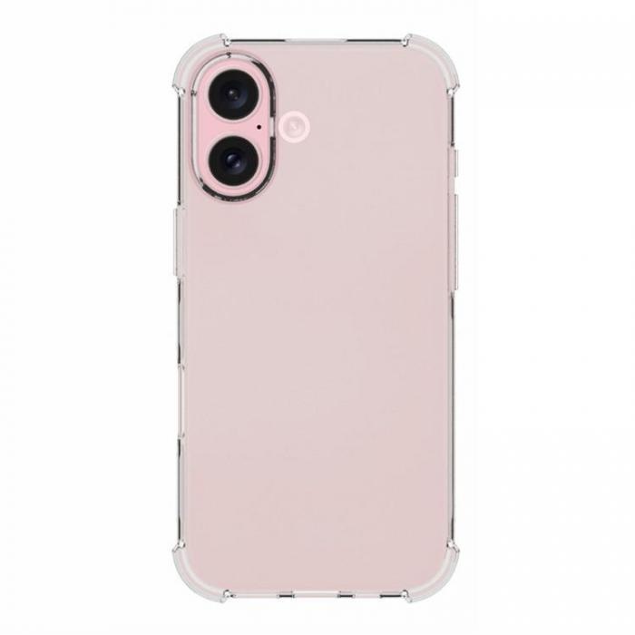  iPhone 16 Plus Skal Shockproof TPU Transparent
