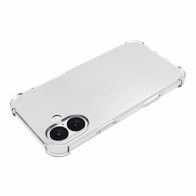  iPhone 16 Plus Shockproof Transparent TPU Skal